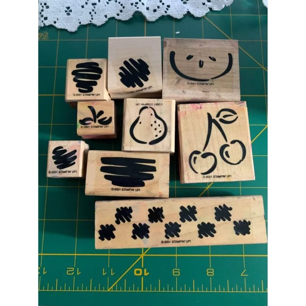 Stampin up Fruit Medley Rubber Stamp Set
